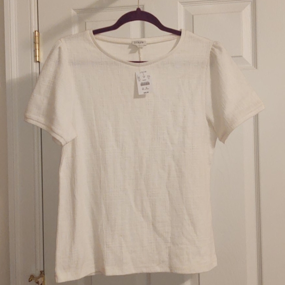 J. Crew Tops - *CLEARANCE* BNWT J.CREW Ivory Top Size L